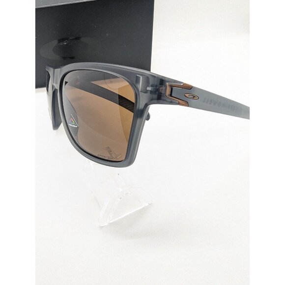 NEW Oakley LEFFINGWELL Matte Grey Smoke PRIZM Tungsten Lens Sunglass 9100-02 - Picture 3 of 7